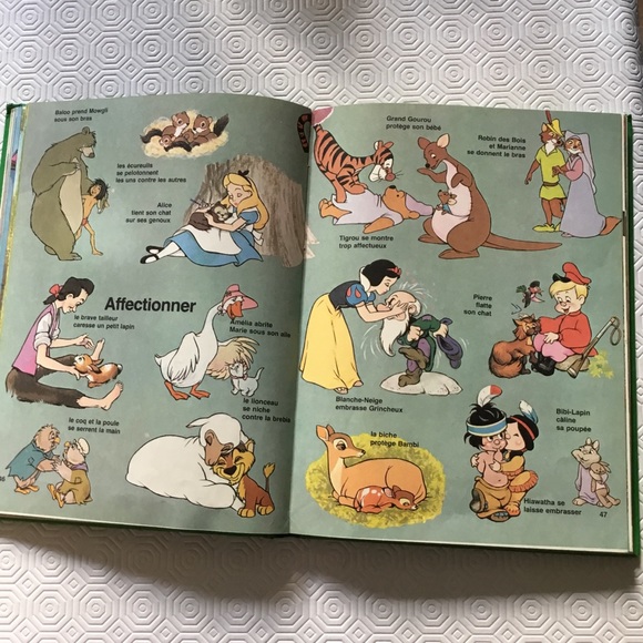 [4/35$] Disney Book Au Royaume Des Verbes 1976 - Picture 8 of 11